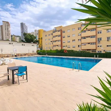 Sea View In Rincon De Loix- Free Parking, Pool, Wi-fi, New Air Conditioning * Benidorm