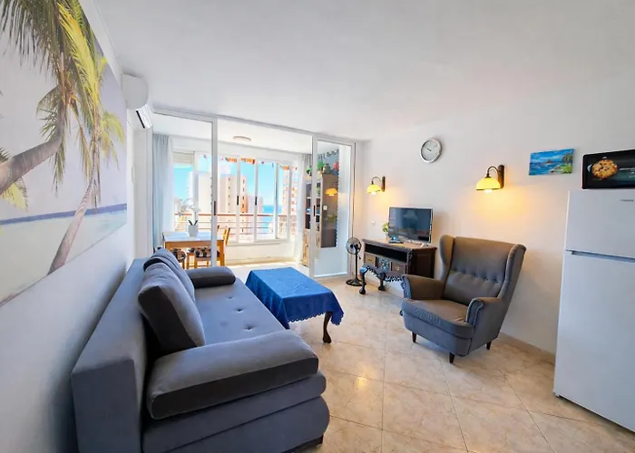 Appartement Sea View In Rincon De Loix- Free Parking, Pool, Wi-fi, New Air Conditioning